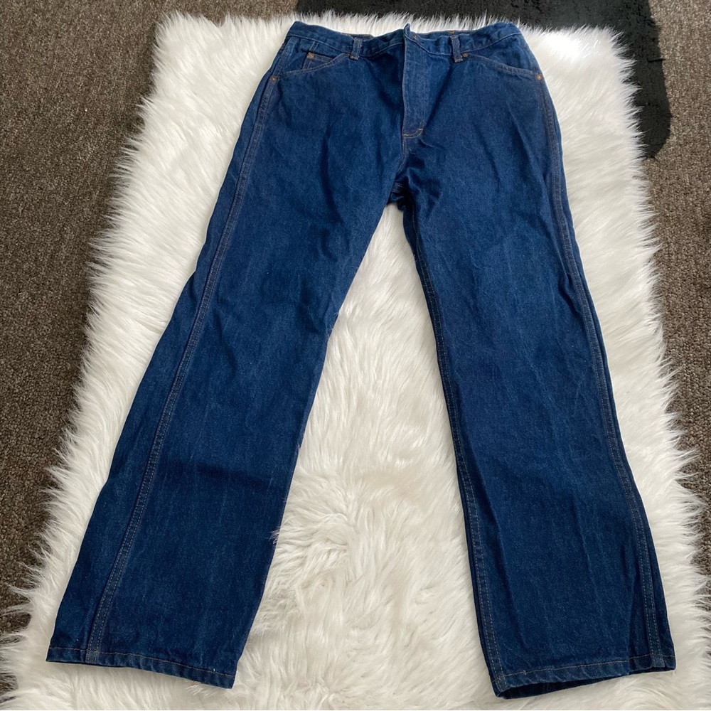 Roebucks‎ Blue Denim Jeans Mens Size 36 X 31 
Workwear Vintage Sears USA